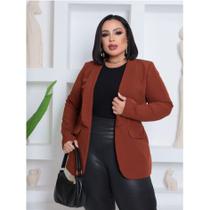 Blazer Alfaiaratia Plus Size Musso Terninho G1 G2 G3