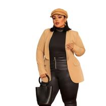 Blazer Alfaiaratia Plus Size Musso Terninho G1 G2 G3