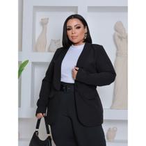 Blazer Alfaiaratia Plus Size Musso Terninho G1 G2 G3 Blazer Alfaiaratia Plus Size Musso Terninho G1 G2 G3
