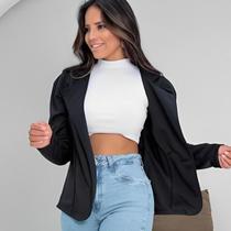 Blazer Alfaiataria Feminino Com Manga Bufante Elegância e Sofisticação para Diversas Ocasiões Blazer Alfaiataria Feminino Com Manga Bufante Elegância e Sofisticação para Diversas Ocasiões