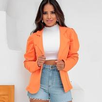 Blazer Alfaiataria Feminino Com Manga Bufante Elegância e Sofisticação para Diversas Ocasiões Blazer Alfaiataria Feminino Com Manga Bufante Elegância e Sofisticação para Diversas Ocasiões
