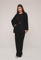Blazer Alfaiataria Lapela Alongada Preto Salvatore Blazer Alfaiataria Lapela Alongada Preto Salvatore