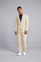Blazer Alfaiataria Liso Linen Blend Slim Fit - Bege Areia Blazer Alfaiataria Liso Linen Blend Slim Fit - Bege Areia