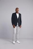 Blazer Alfaiataria Liso Slim Fit - Preto Blazer Alfaiataria Liso Slim Fit - Preto