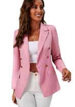 Blazer Alfaiataria Luxo Feminino Terninho Moda Evangélica