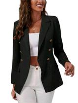 Blazer Alfaiataria Luxo Feminino Terninho Moda Evangélica