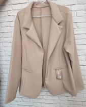 Blazer Alfaiataria Plus Size