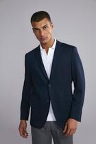 Blazer Alfaiataria Poliviscose Slim Fit - Azul Marinho