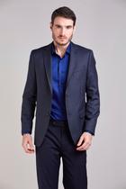 Blazer Alfaiataria Slim Fit - Cinza Chumbo