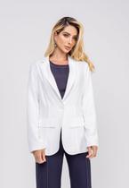 Blazer Altaiataria Marrant Recorte Branco Salvatore