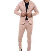 Blazer Básico Esporte fino Masculino Casual