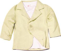 Blazer BEGE Infanti Festa Menino 7/8 Anos