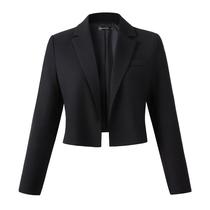Blazer Beninos 806 Preto Manga Longa Cropped P