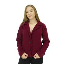 Blazer Boucle Caluf Fechamento Em Botoes - 22514 Blazer Boucle Caluf Fechamento Em Botoes - 22514
