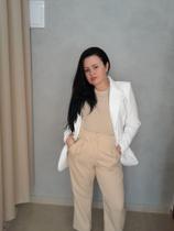 blazer branco alfaiataria