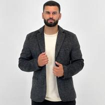 Blazer Broken Rules Tradicional de Lã Masculino