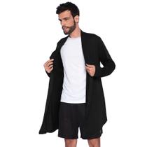 Blazer Cardigan Longo Masculino Casaco Estiloso Fashion Blazer Cardigan Longo Masculino Casaco Estiloso Fashion