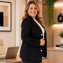Blazer Casaco Feminino Alfaiataria Inverno Manga Longa Plus Size Neoprene Social Trabalho e Festas Blazer Casaco Feminino Alfaiataria Inverno Manga Longa Plus Size Neoprene Social Trabalho e Festas