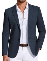 Blazer Casual COOFANDY Slim Fit Azul Marinho M Blazer Casual COOFANDY Slim Fit Azul Marinho M