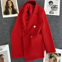 Blazer Casual Elegante Feminino, Moda Coreana, Jaqueta De Escritório De Cor Sólida, Casaco De Outono