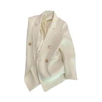 Blazer Casual Elegante Feminino, Moda Coreana, Jaqueta De Escritório De Cor Sólida, Casaco De Outono