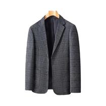 Blazer Casual Masculino Para Negócios, Estilo Britânico Solto Para Profissionais De Meia-Idade,