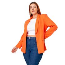 Blazer Com Forro Premium De Alfaitaria Plus Size Premium