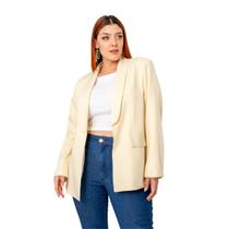 Blazer Com Forro Premium De Alfaitaria Plus Size Premium Blazer Com Forro Premium De Alfaitaria Plus Size Premium