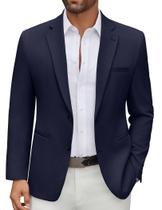 Blazer COOFANDY Slim Fit Casual Sport Azul Marinho Masculino