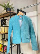 Blazer de linho Azul