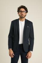 Blazer Docthos Slim Veludo Canais