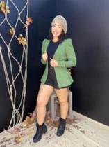 Blazer em moletinho, manga princesa 5784