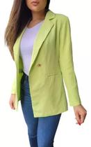 Blazer em poliester - a&dd moda feminina