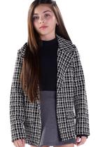 Blazer Estampado xadrez Kikixodó
