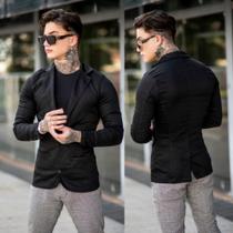 blazer Executivo Slim Corte Italiano De Luxo