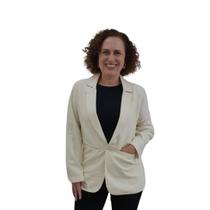Blazer Feminino Alfaiataria Leve Elegante Formal Secretaria