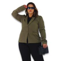 Blazer Feminino Alfaiataria Max Forrado Lanvin Plus Size