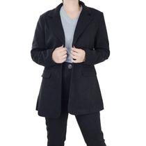 Blazer Feminino Alpelo Alongado Preto - 208000 Blazer Feminino Alpelo Alongado Preto - 208000