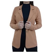 Blazer Feminino Autenticada Camel Marrom - 7125
