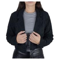 Blazer Feminino Autenticada Laise Cropped Preto - 7885