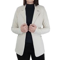 Blazer Feminino Autenticada Montaria Luna Bege Lua - 7790