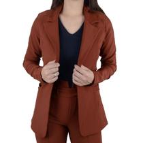 Blazer Feminino Autenticada Smoked Paprika - 7129 Blazer Feminino Autenticada Smoked Paprika - 7129