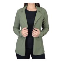 Blazer Feminino Autenticada Verde Oliva - 00007
