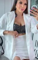 Blazer feminino branco Blazer feminino branco