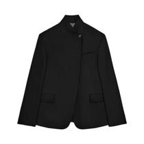 Blazer Feminino Casual Com Lapela, Conjunto De Calça E Casaco, Manga Comprida, Jaqueta Sólida Com Blazer Feminino Casual Com Lapela, Conjunto De Calça E Casaco, Manga Comprida, Jaqueta Sólida Com