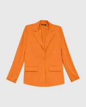 Blazer feminino com lapela em viscose sarjada - malwee Blazer feminino com lapela em viscose sarjada - malwee