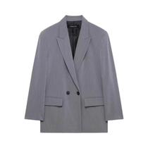 Blazer Feminino De Dois Botões Com Bolso, Manga Longa, Casual E Elegante Para Escritório Blazer Feminino De Dois Botões Com Bolso, Manga Longa, Casual E Elegante Para Escritório