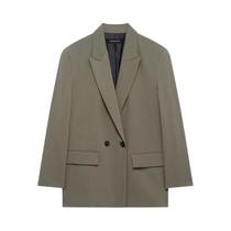 Blazer Feminino De Manga Longa, Blazer De Escritório Casual, Jaquetas Femininas