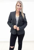 Blazer Feminino Delluca Grafite Blazer Feminino Delluca Grafite