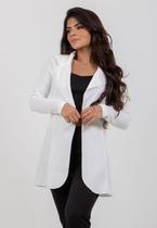 Blazer Feminino Diluxo Acinturado Sobretudo Bengaline Blazer Feminino Diluxo Acinturado Sobretudo Bengaline